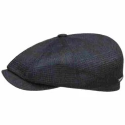 Hatteras Cashmere Check Schirmmütze By Stetson
