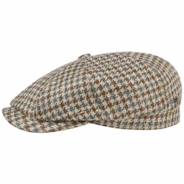 Hatteras Tricolour Houndstooth Mütze By Stetson 3 Hatteras Tricolour Houndstooth Mütze By Stetson